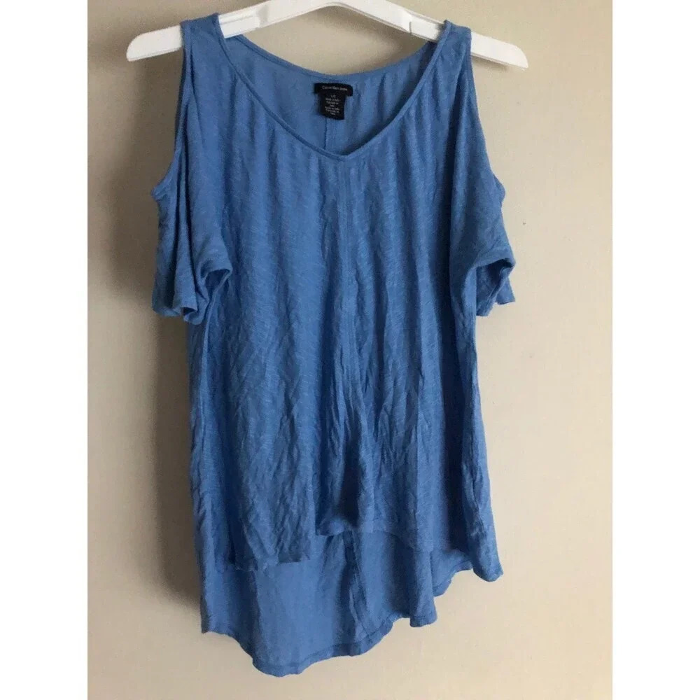 Calvin Klein High Low top sz L blue